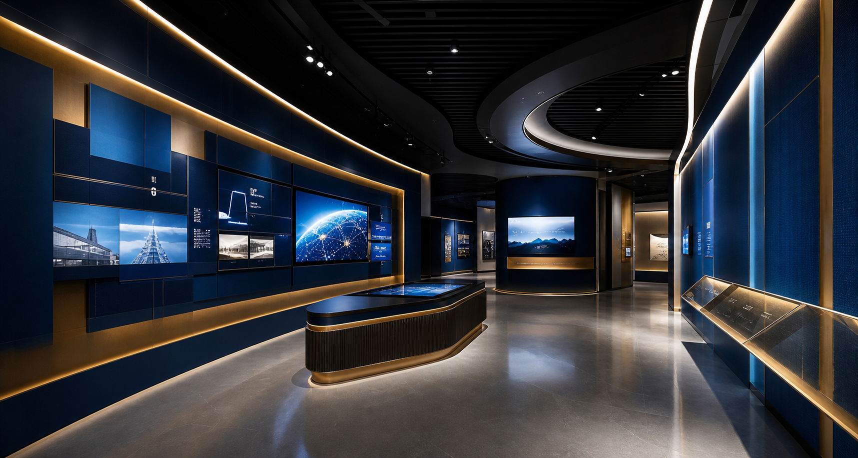 企业展厅与数字展示场景